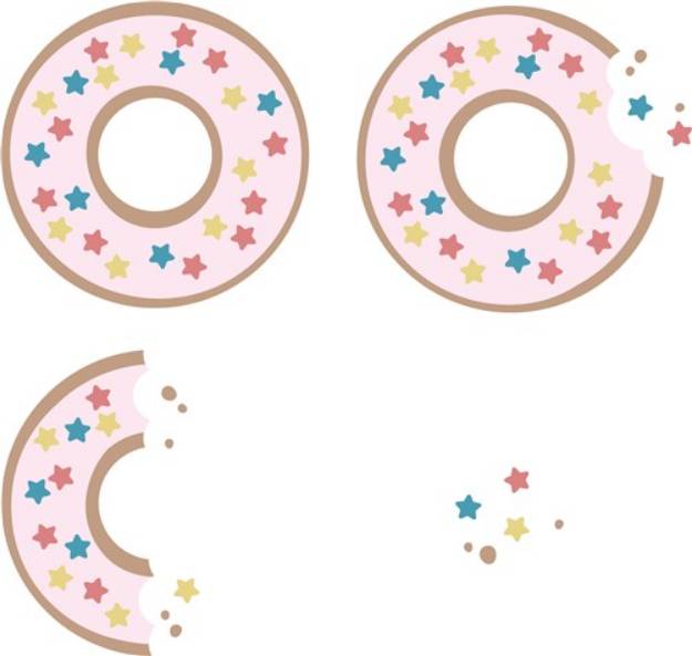 Picture of Sparkle Donuts SVG File