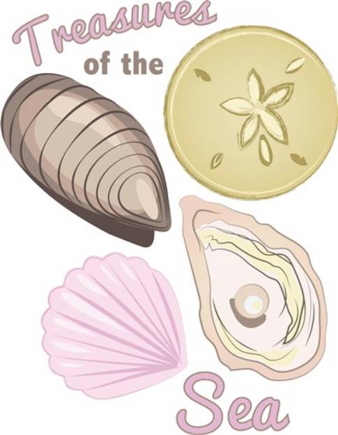 Picture of Sea Treasures SVG File