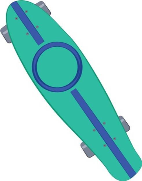 Picture of Skateboard SVG File