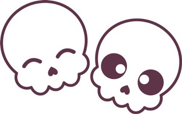 Picture of Skulls SVG File