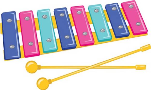 Picture of Xylophone SVG File