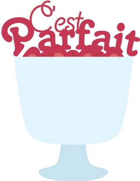 Picture of Cest Parfait SVG File