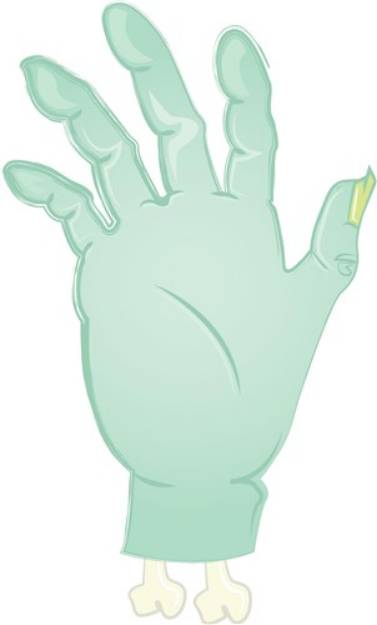 Picture of Zombie Hand SVG File