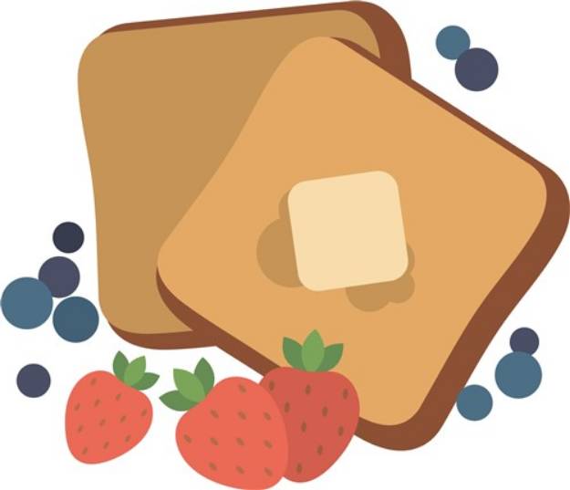 Picture of Berries & Toast SVG File