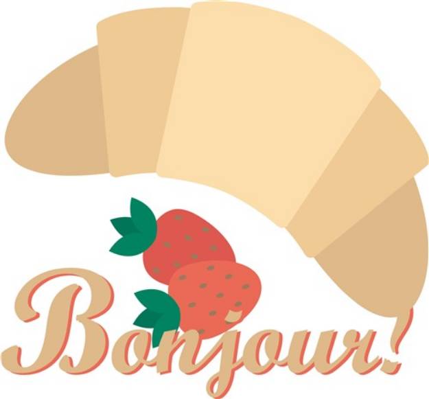 Picture of Bonjour SVG File