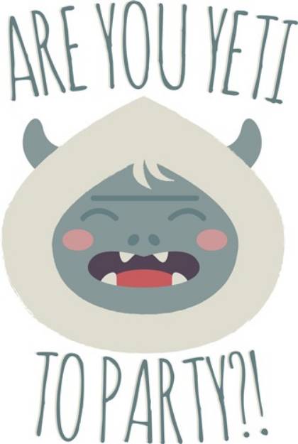 Picture of Yeti To Party SVG File