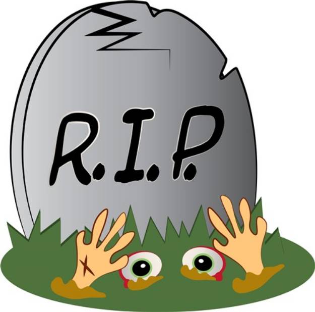 Picture of RIP Tombstone SVG File