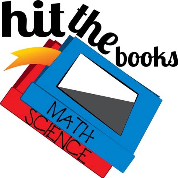 Picture of Hit The Books SVG File