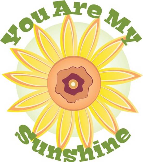 Picture of You Are My Sunshine SVG File