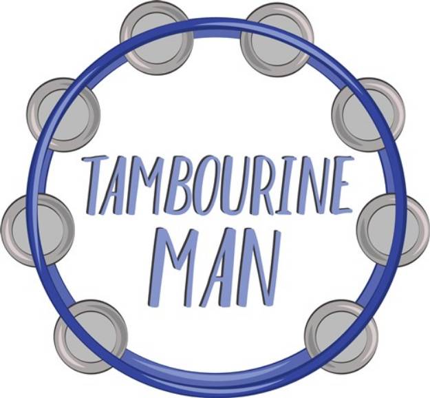 Picture of Tambourine Man SVG File