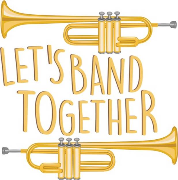 Picture of Lets Band Together SVG File