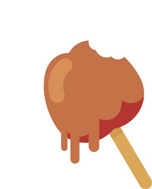 Picture of Caramel Apple SVG File