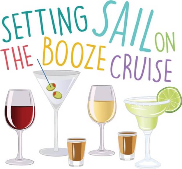 Picture of Booze Cruise SVG File