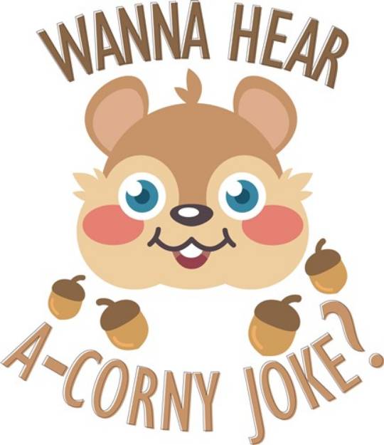 Picture of A-Corny Joke SVG File