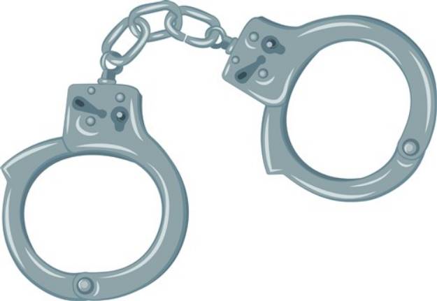 Picture of Handcuffs SVG File