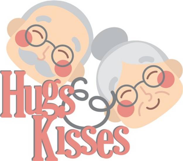 Picture of Hugs & Kisses SVG File