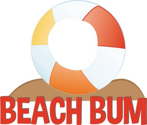 Picture of Beach Bum SVG File