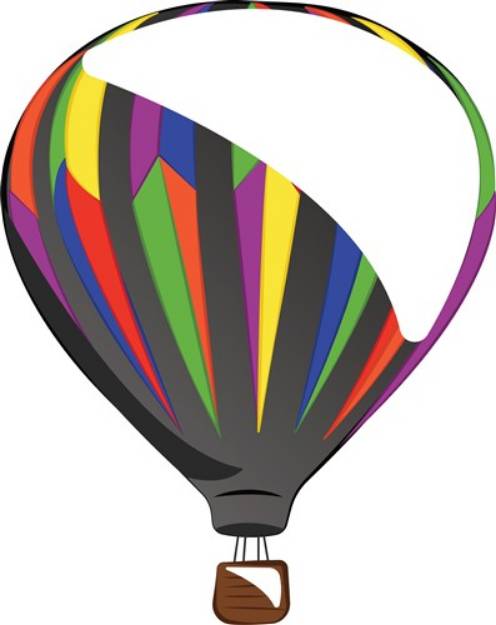 Picture of Hot Air Balloon SVG File