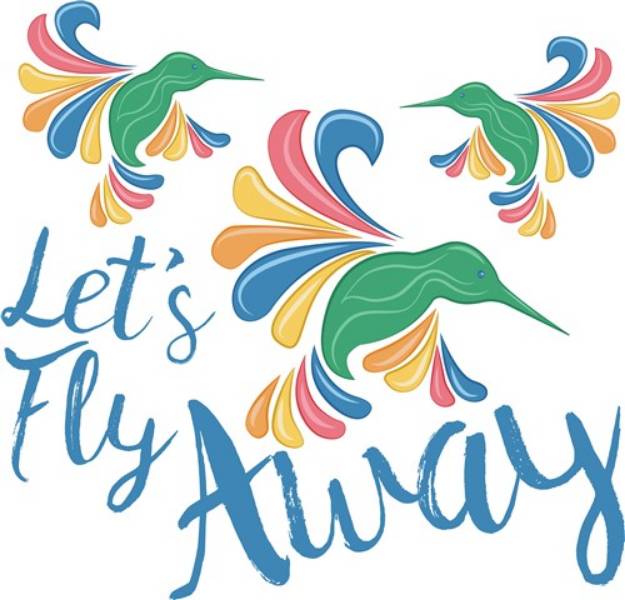 Picture of Lets Fly Away SVG File