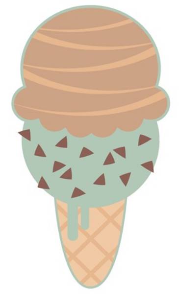 Picture of Ice Cream Cone SVG File