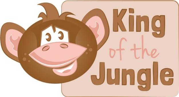 Picture of King Of The Jungle SVG File