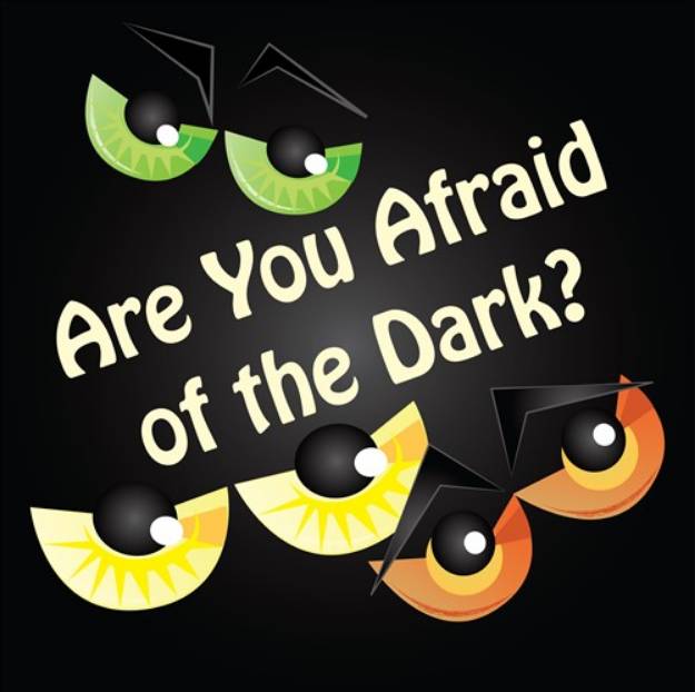 Picture of Afraid Of Dark SVG File