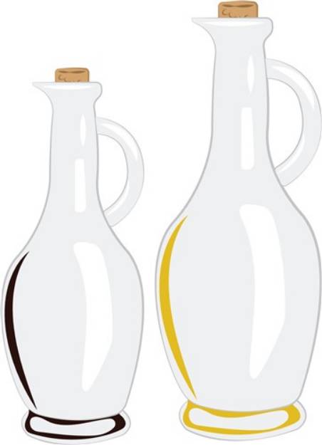 Picture of Cruet Bottles SVG File