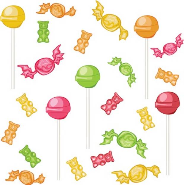 Picture of Candies SVG File