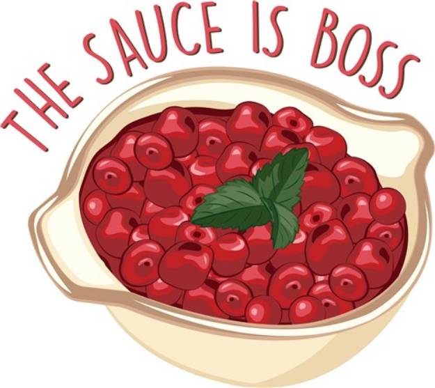 Picture of Sauce Is Boss SVG File