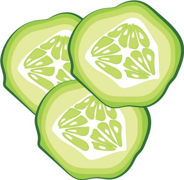 Picture of Cucumbers SVG File