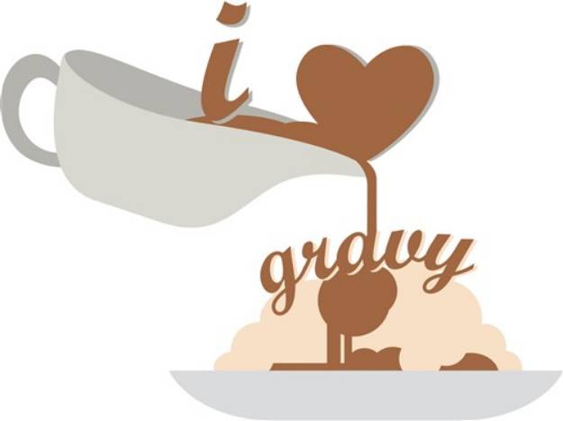 Picture of Love Gravy SVG File