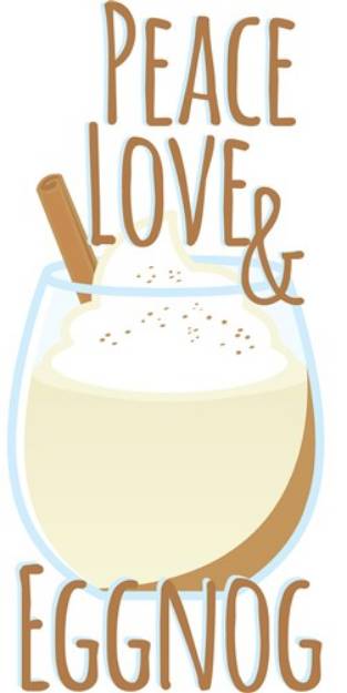 Picture of Love & Eggnog SVG File