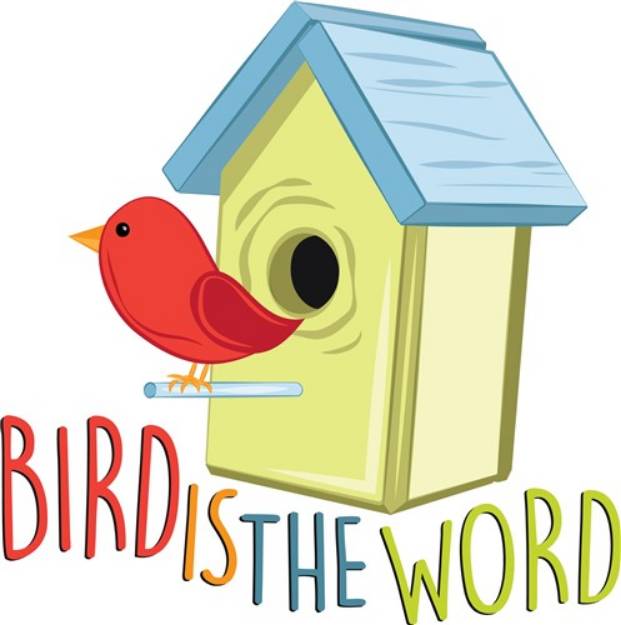 Picture of Bird Is Word SVG File