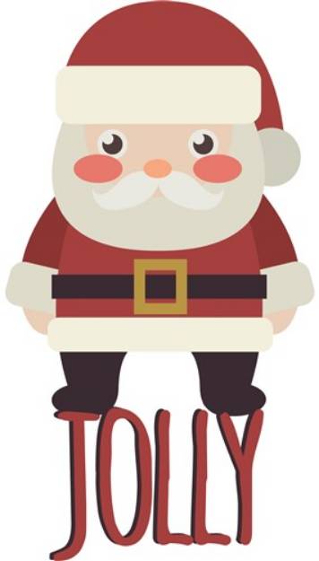 Picture of Jolly Santa SVG File