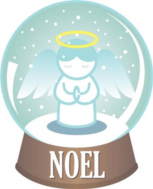 Picture of Noel Snowglobe SVG File