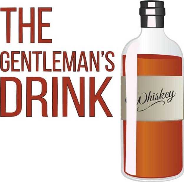 Picture of Gentlemans Drink SVG File