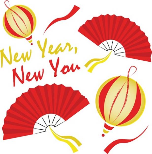 Picture of New Year SVG File