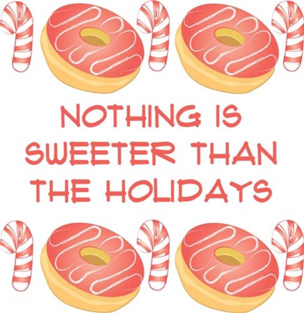 Picture of Sweeter Holidays SVG File