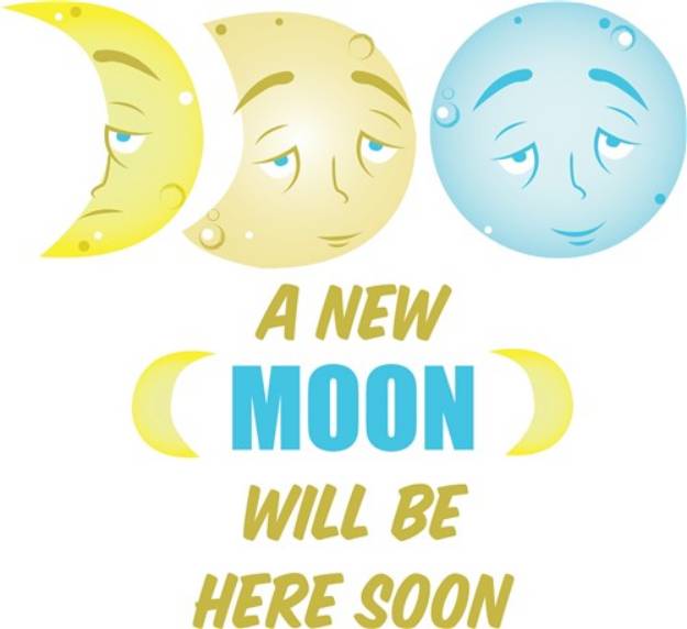 Picture of New Moon SVG File