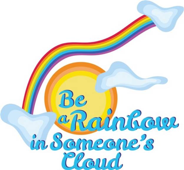 Picture of Be A Rainbow SVG File