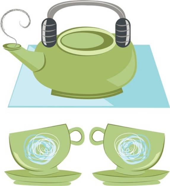 Picture of Tea Pot SVG File