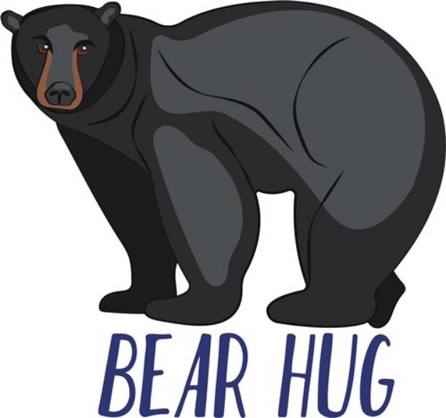 Picture of Bear Hug SVG File