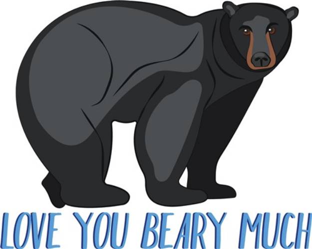 Picture of Beary Much SVG File