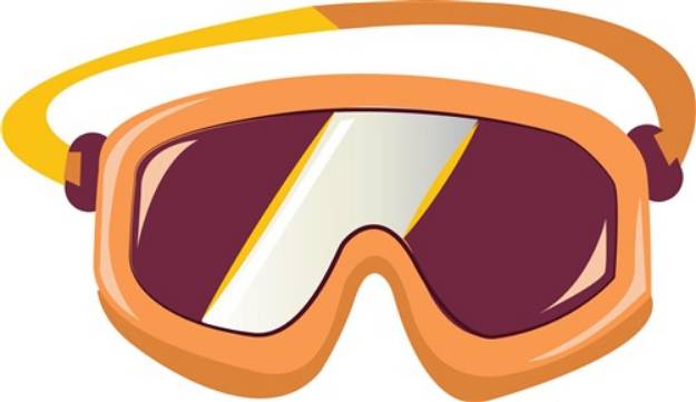 Picture of Ski Goggles SVG File