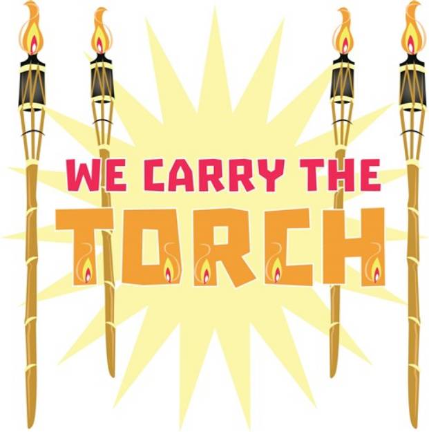 Picture of Carry The Torch SVG File