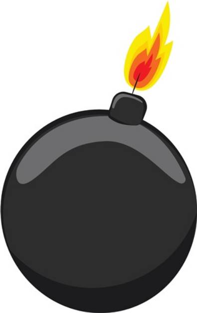 Picture of Fire Bomb SVG File