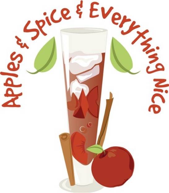 Picture of Apples & Spice SVG File