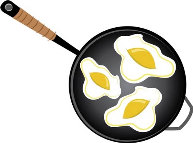 Picture of Fried Eggs SVG File