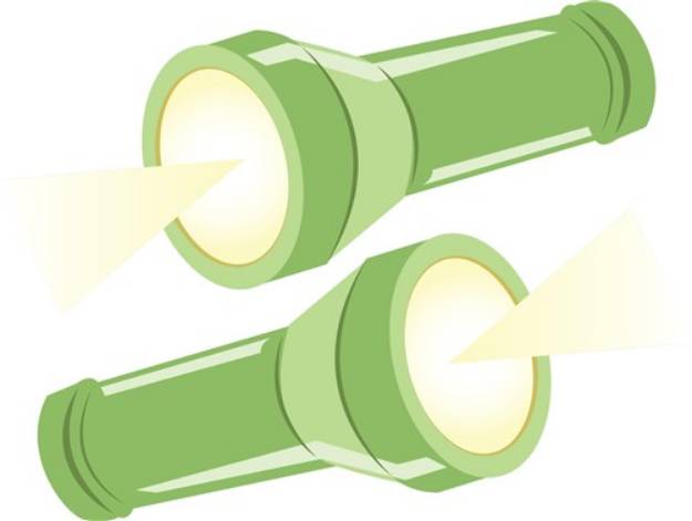 Picture of Flashlights SVG File