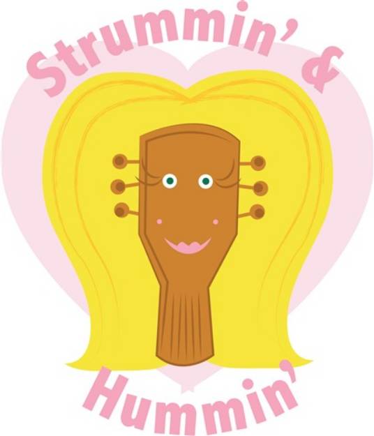 Picture of Strummin & Hummin SVG File